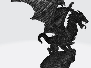 Kalzreg - Dragon Lord Miniatures Ready to Print Model Cetak 3D