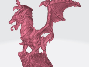 Kalzreg - Dragon Lord Miniatures Ready to Print Model Cetak 3D