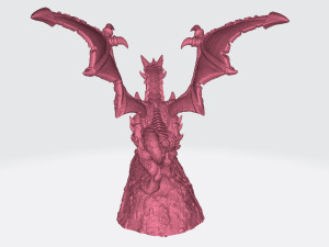 Kalzreg - Dragon Lord Miniatures Ready to Print Model Cetak 3D