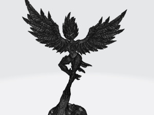 Azzali Harpy Queen Miniatures Ready to Print Modelo de Impressão 3D