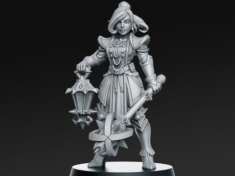 Zoe Tsun Miniatures Ready to Print Modelo de impresión 3D