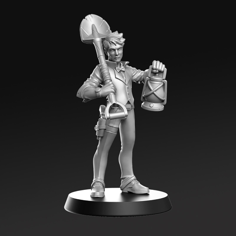 Arthur Miniatures Ready to Print 3D Baskı Modeli .c4d .max .obj .3ds .fbx .stl .blend 