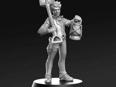 Arthur Miniatures Ready to Print 3D Print Model