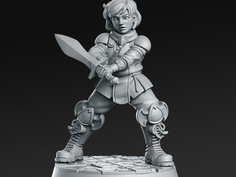 Adrian Miniatures Ready to Print 3D प्रिंट मॉडल