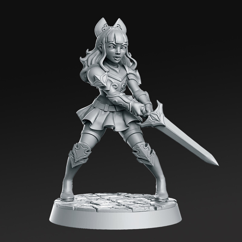 Anne Miniatures Ready to Print Model do druku 3D .c4d .max .obj .3ds .fbx .stl .blend 