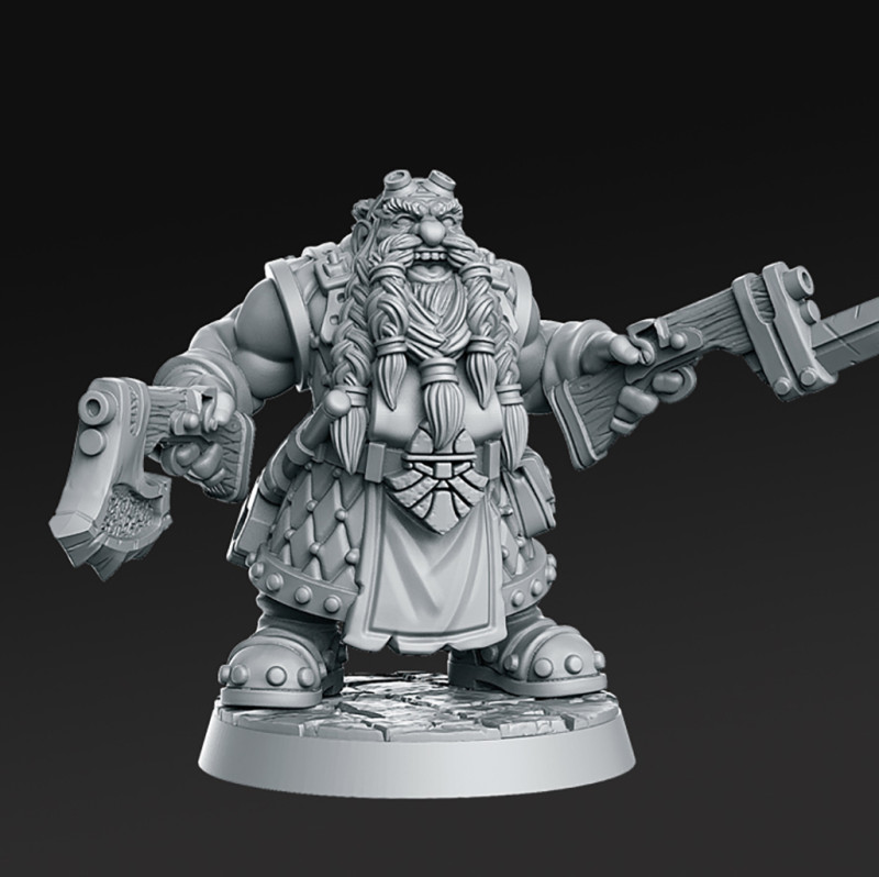 Grangir Thunderclap Miniatures Ready to Print 3D 打印模型 .c4d .max .obj .3ds .fbx .stl .blend 