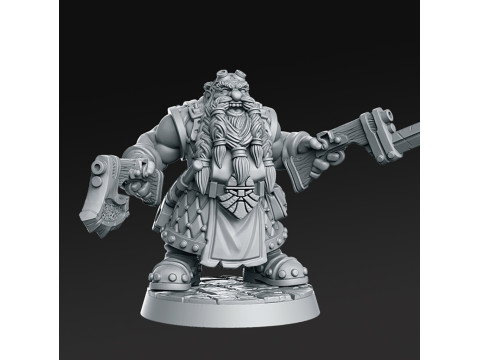 Grangir Thunderclap Miniatures Ready to Print 3D Принт Модель