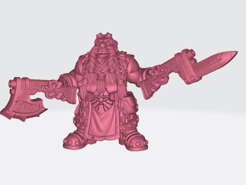 Grangir Thunderclap Miniatures Ready to Print 3D 打印模型