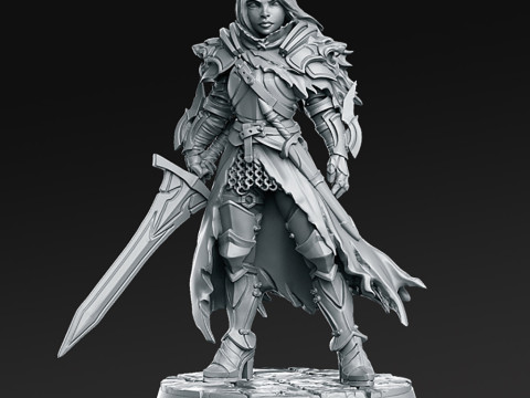 Lydia The Lioness Miniatures Ready to Print 3D Принт Модель