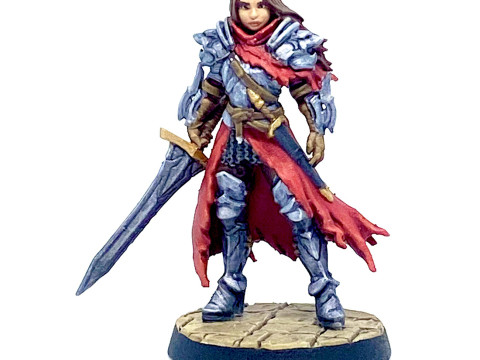 Lydia The Lioness Miniatures Ready to Print 3D Baskı Modeli
