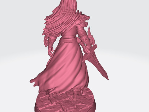 Lydia The Lioness Miniatures Ready to Print 3D Baskı Modeli