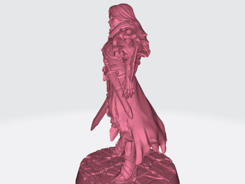 Lydia The Lioness Miniatures Ready to Print 3D Baskı Modeli