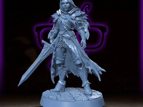 Lydia The Lioness Miniatures Ready to Print 3D Baskı Modeli