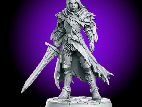 Lydia The Lioness Miniatures Ready to Print 3D Baskı Modeli