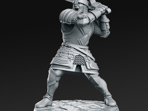 Rodrick El Cid Miniatures Ready to Print 3D Print Model