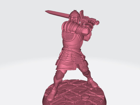 Rodrick El Cid Miniatures Ready to Print 3D 프린트 모델