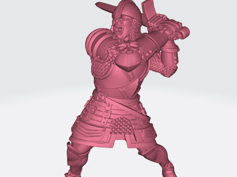 Rodrick El Cid Miniatures Ready to Print 3D 프린트 모델