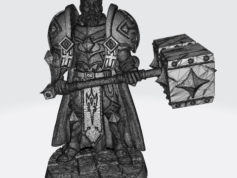 Sir Warrick Miniatures Ready to Print 3D Принт Модель