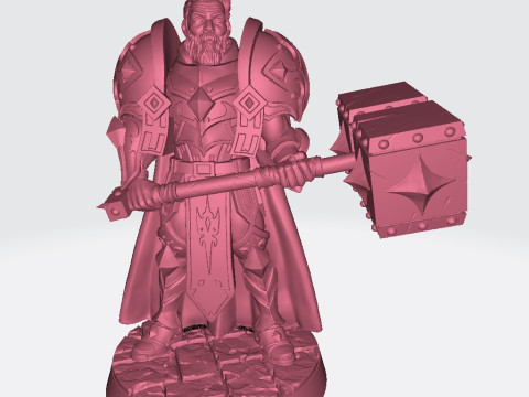Sir Warrick Miniatures Ready to Print 3D Принт Модель
