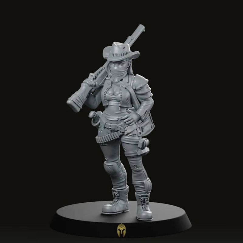 Sarah Miniatures Ready to Print 3D Print Model .c4d .max .obj .3ds .fbx .stl .blend 