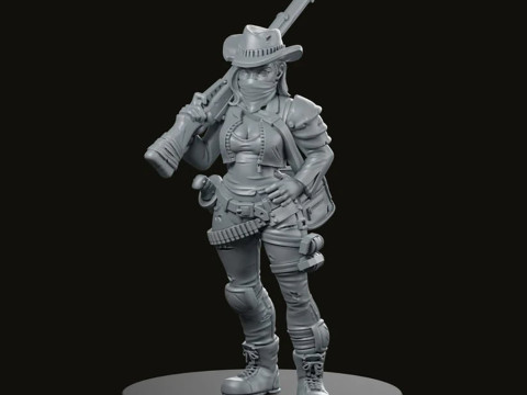 Sarah Miniatures Ready to Print 3D Print Model