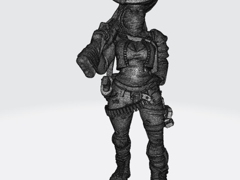 Sarah Miniatures Ready to Print 3D Print Model