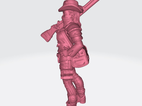 Sarah Miniatures Ready to Print 3D Print Model