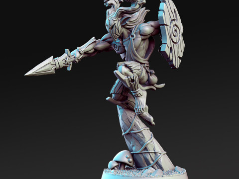 Quickspear Miniatures Ready to Print 3D Print Model