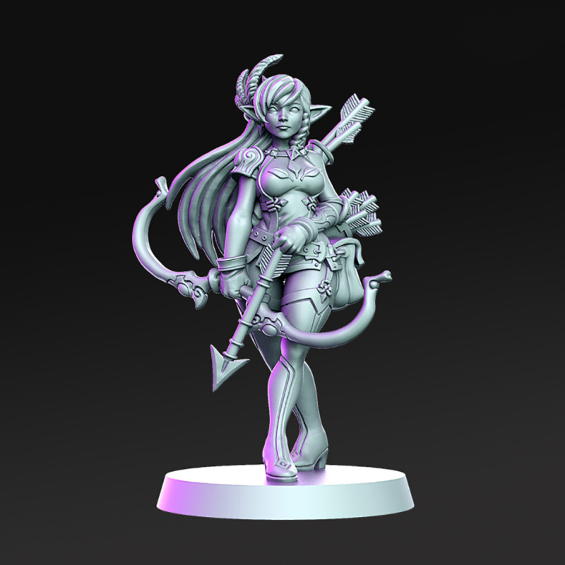 Elaina Miniatures Ready to Print 3D Принт Модель .c4d .max .obj .3ds .fbx .stl .blend 