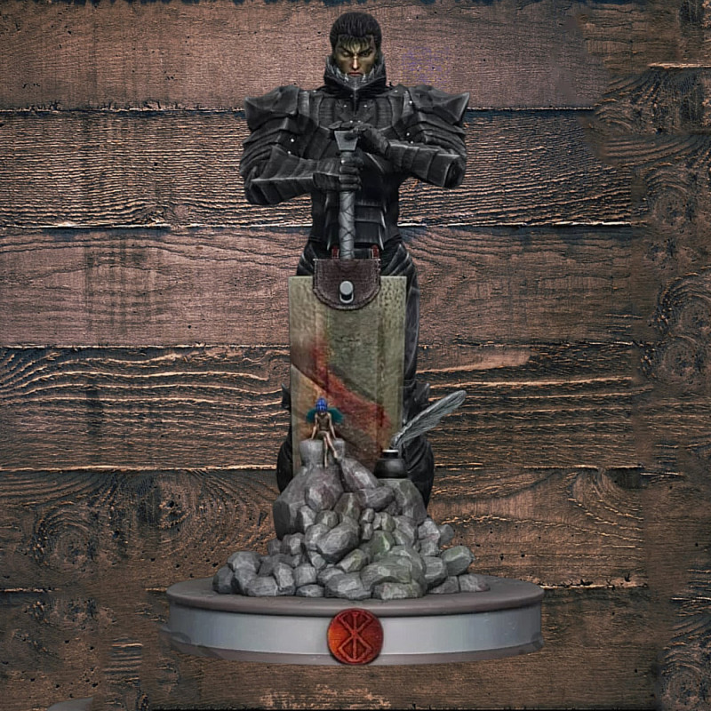 Berserk Fanart Miniatures Ready to Print 3D 프린트 모델 .c4d .max .obj .3ds .fbx .stl .blend 