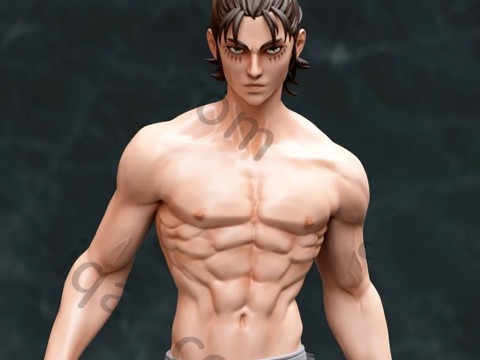 Eren Jaeger Miniatures Ready to Print Model do druku 3D