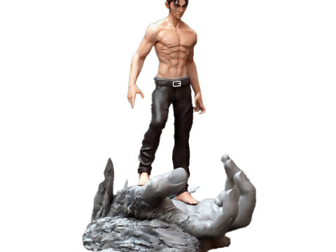 Eren Jaeger Miniatures Ready to Print Model do druku 3D