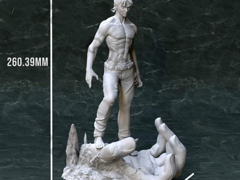 Eren Jaeger Miniatures Ready to Print Model do druku 3D