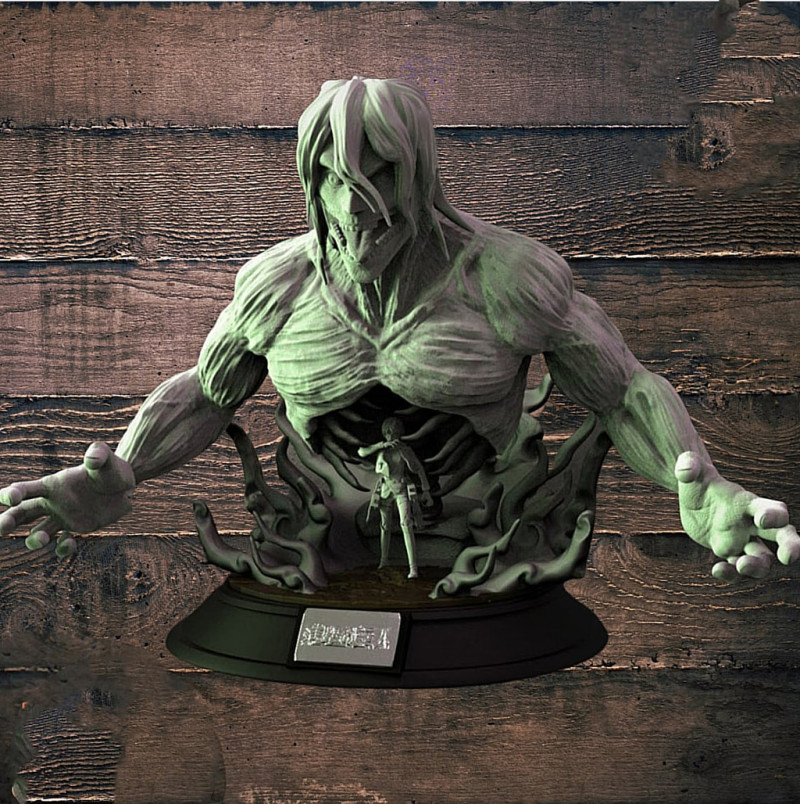Eren Titan 3D print model 3D Print Model .c4d .max .obj .3ds .fbx .stl .blend 