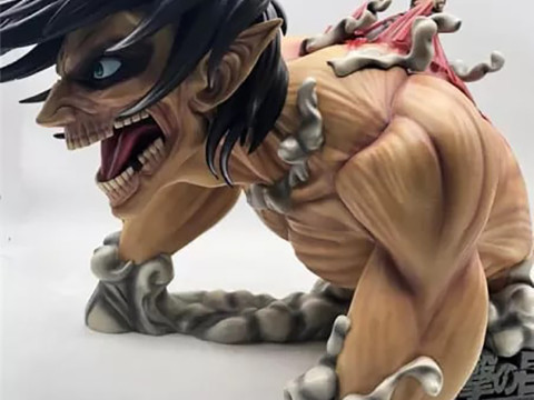 Attack on titan -Eren Miniatures Ready to Print 3D Baskı Modeli