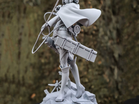 Mikasa Ackerman Attack on Titan Ready to Print 3D Print Model