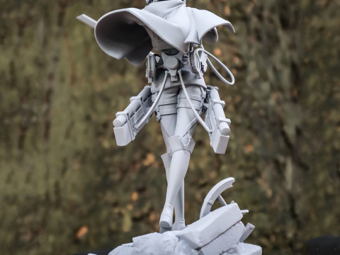 Mikasa Ackerman Attack on Titan Ready to Print 3D Print Model