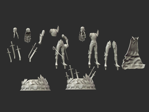 Griffith the White Hawk - Berserk Ready to Print Modello di stampa 3D