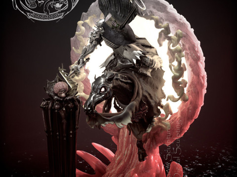 Berserk skull knight Ready to Print 3D-Druckmodell