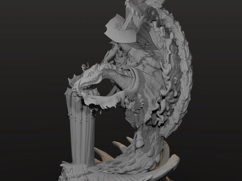 Berserk skull knight Ready to Print 3D-Druckmodell