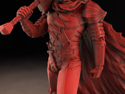 Berserk Guts Ready to Print 3D Baskı Modeli