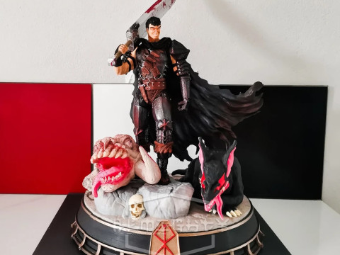 Berserk Guts Ready to Print 3D Baskı Modeli