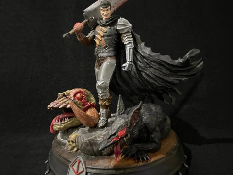 Berserk Guts Ready to Print 3D Baskı Modeli