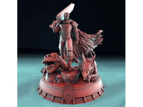 Berserk Guts Ready to Print 3D Baskı Modeli