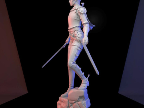 Berserk Casca Ready to Print Model do druku 3D