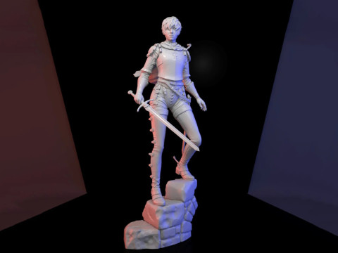 Berserk Casca Ready to Print Model do druku 3D