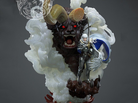 Berserk Griffith Ready to Print 3D Принт Модель