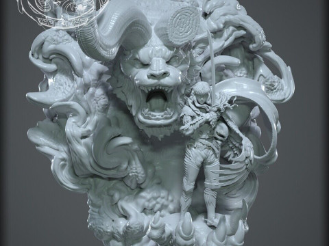 Berserk Griffith Ready to Print 3D Print Model