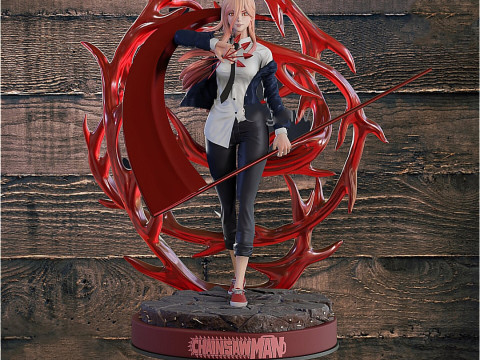 Power from Chainsaw Man 3D print model 3D Принт Модель