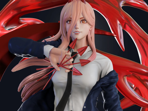 Power from Chainsaw Man 3D print model 3D Print Model